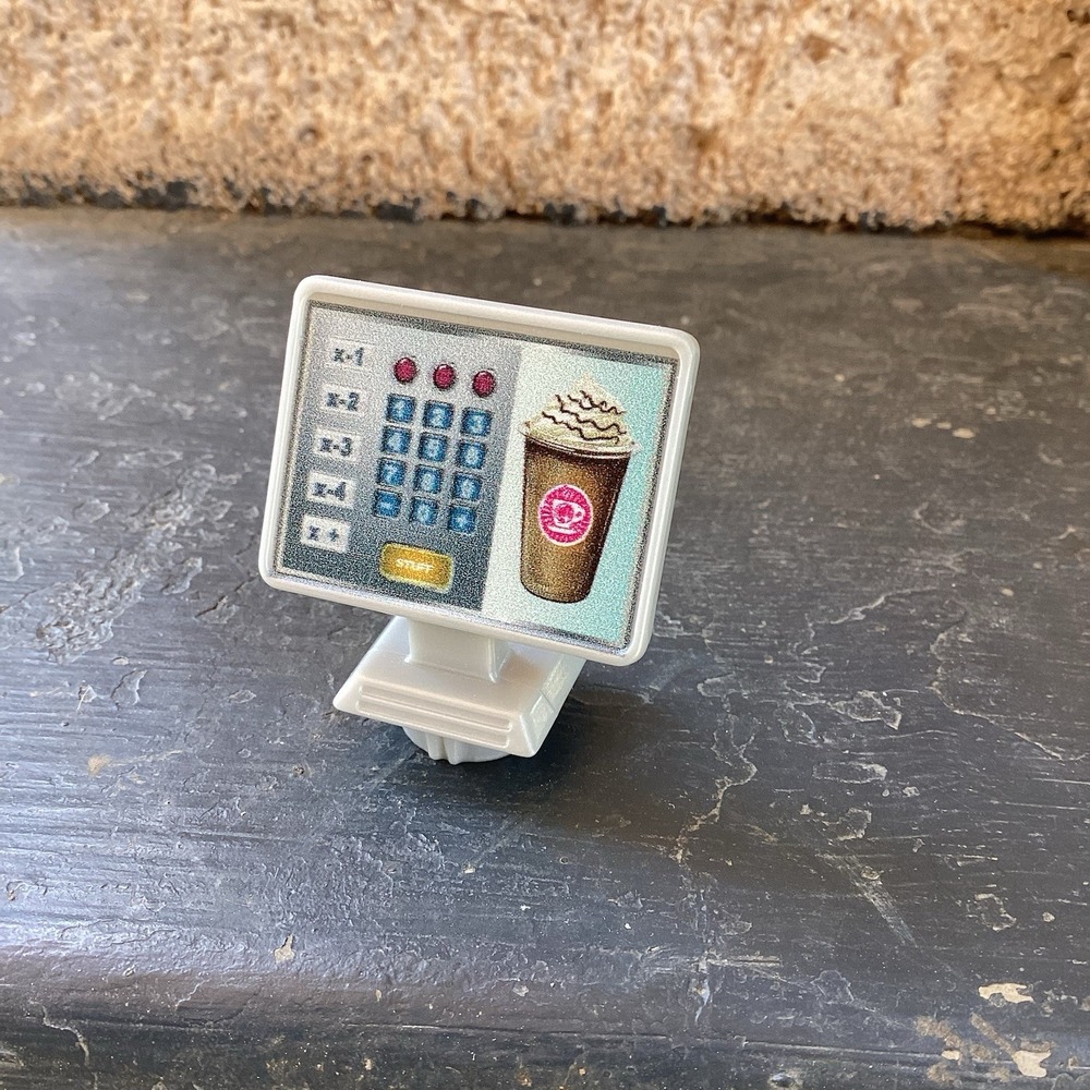 Mattel Barbie Coffee Shop Replacement Cash Register Order Screen Accessory